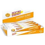 Dextro Energy Gummies, 8x45g, Naranja + Magnesio, carbohidratos rápidamente disponibles, gummies y electrolitos