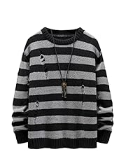 Striped Black Grey