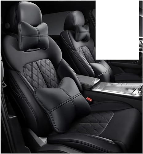 Housses de siège de voiture BMW X1 X2 X3 X4 ensemble complet protection auto noir