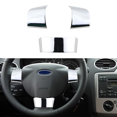 Garnitures de volant Focus 2 autocollantes pour boutons de commande de direction 2005-2011 - 4
