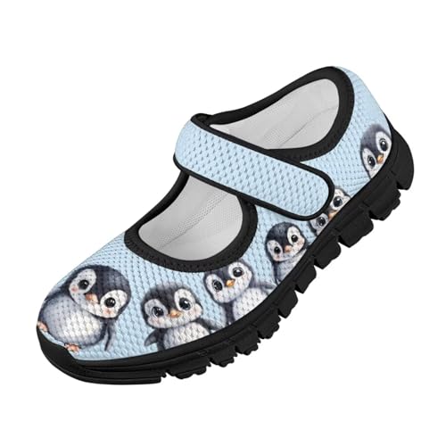 Kids Girls Mesh Casual Flats Shoes Breathable Travel Walking Shoes Comfort Non Slip Tennis Shoes with Hook and Loop US 11-153