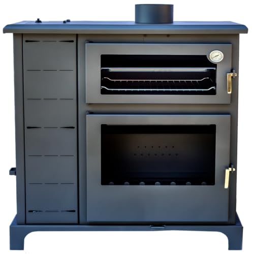 JOIMA - Estufa Policombustible con Horno Modelo ECO VALLE. Pellets, Orujo, Huesos de aceituna, Cáscaras de Pistacho, Cáscaras de almendra y Leña. ECODESING 2022. Funciona sin Electricidad - - imagen 2