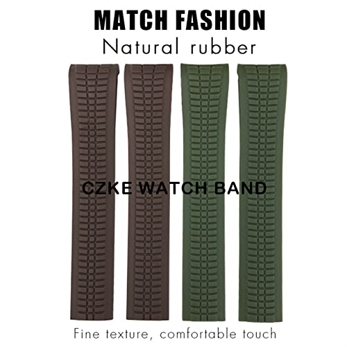 Bracelet caoutchouc pour Patek Philippe Aquanaut 5167A 5164A | Sangle silicone 21mm