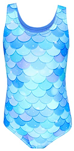 Aquarti Bañador Niña con Estampado y Espalda Nadadora