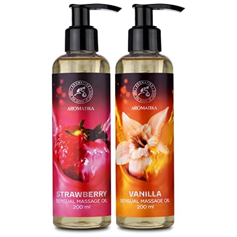 Aceite de Masaje 2x200ml - Fresa & Vainilla Cover