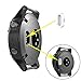 Kissmart Charger for Forerunner 45 / 45S, Replacement Charging Cable Cord Plus a White Silicone Charger Port Protector Anti Dust Plug for Garmin Forerunner 45 Smart Watch
