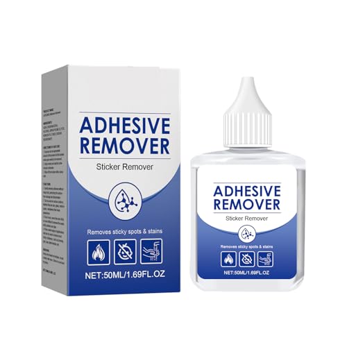 Disolvente Pegamento,Removedor de Pegamento,No daña la superficie,Elimina Rápidamente Etiquetas,Residuos de Adhesivo las Superficies Lisas,50ML