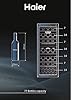 Haier Wine Bank 50 Serie 7 Cantinetta Vino Doppia Temperatura, 77 Bottiglie, Vetro Anti-UV, LED 3D, Controllo tramite App, Libera Installazione, Classe G, 49,7 x 58,5 x 127 cm, Nera - HWS77GDAU1
