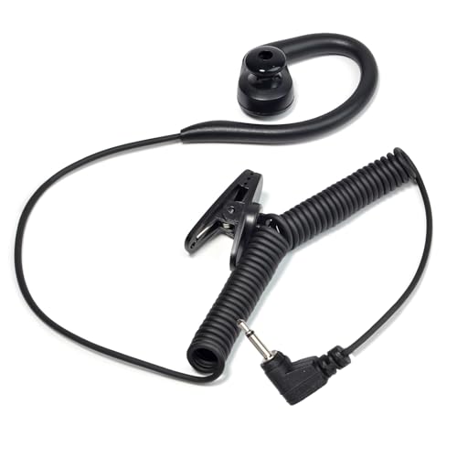 UAYESOK 2.5mm Klinke 1 Pin Security Hörschlauch Funkgerät, Höre nur zu G-Form Ohrhaken Ohrhörer Headset für Walkie Talkie Motorola Kenwood Hytera Ham Radio, Polizei Funk Lautsprecher Mikrofon UAYESOK 2.5mm Klinke 1 Pin Security Hörschlauch Funkgerät, Höre nur zu G-Form Ohrhaken Ohrhörer Headset für Walkie Talkie Motorola Kenwood Hytera Ham Radio, Polizei Funk Lautsprecher Mikrofon