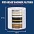 4-Pack 20 Stage Shower Filter Replacement Cartridge - Water Filter Cartridge for Hard Water, Chlorine, Heavy Metals, High Output Shower Water Softener