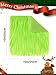 6 Pcs Green Faux Fur Fabric- 10