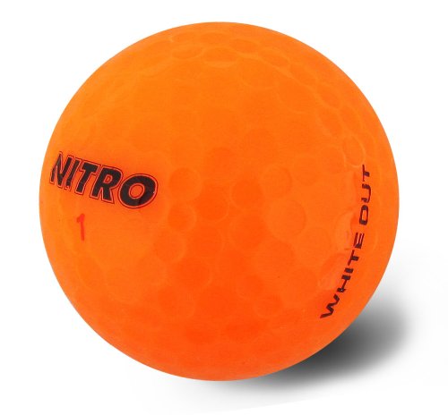 Nitro White Out Ball (15-Pack), Orange #TOP1