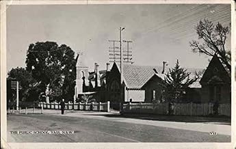 The Public School Yass, NSW Australia Original Antique Postcard