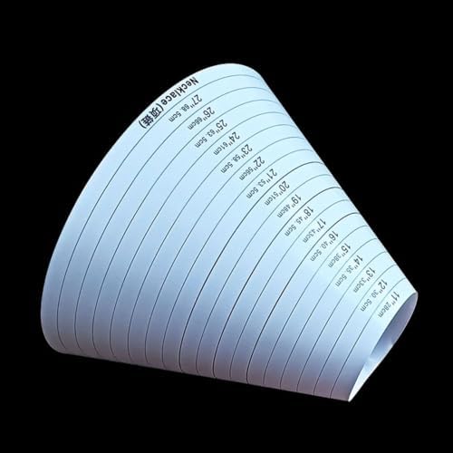 Necklace Rings Sizer Cone Measuring Ruler Circular Gauge Tool Necklace Measurement Tool for Accurate Necklaces Sizing Jewelry Sizing — view 7