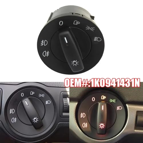 Interruptor de faros para solucionar fallos de luces en Passat y Golf 2
