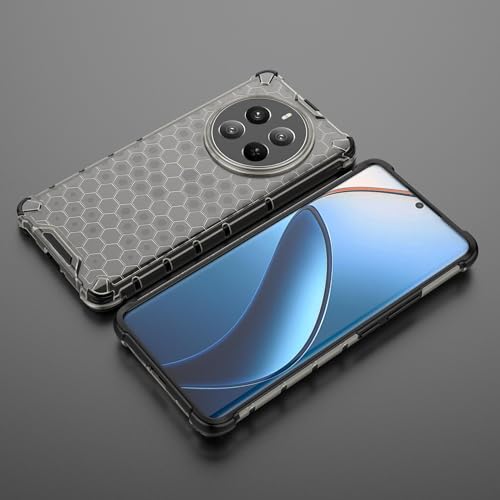 Image of Glasgow Back Case Cover Designed for [ Realme 12 Pro 5G / 12 Pro Plus 5G ] (Stylish Look | Shock Proof) - Black