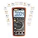 Auto Ranging Digital Multimeter TRMS 6000 with Battery Alligator Clips Test Leads AC/DC Voltage/Account,Voltage Alert, Amp/Ohm/Volt Multi Tester/Diode