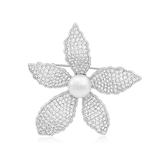 Broche corsage fleur de bauhinia pour sublimer un manteau trop simple