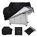 BNGXR Grill Abdeckhaube, Grillabdeckung Wetterfest BBQ Cover Schutzhuelle Haube 600D Oxford Grill Abdeckplane,Reißfest & wasserdicht mit UV Schutz, Universal Wetterschutzhaube (170x61x117cm, Schwarz)