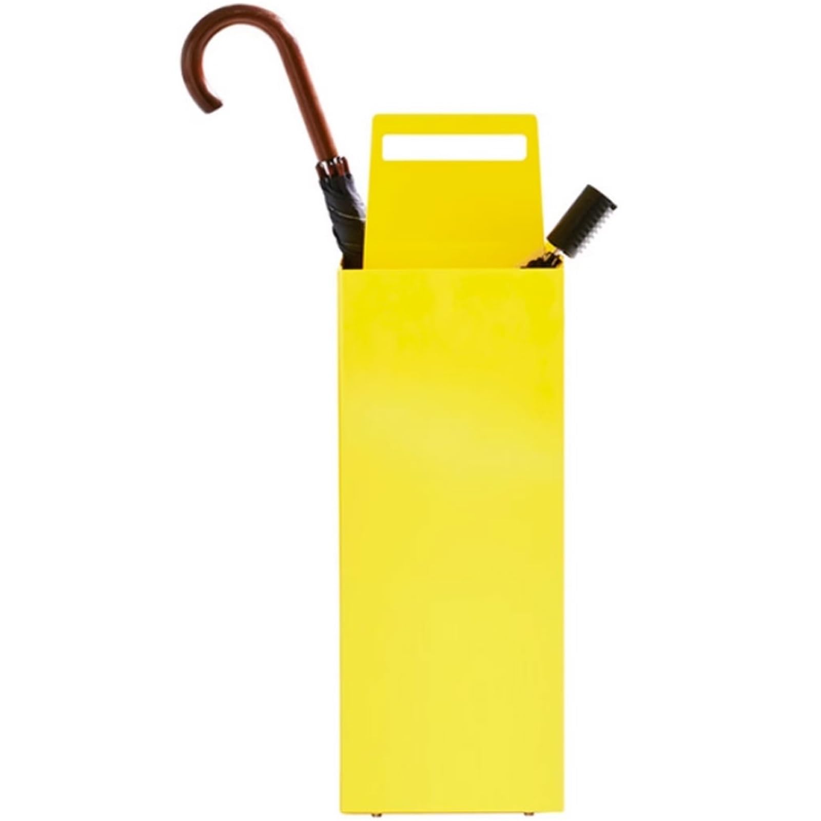 SBJKLYRN umbrella stand, Umbrella Basket For Entryway Minimalist, Freestanding, Tall Commercial, With Handle(Yellow)