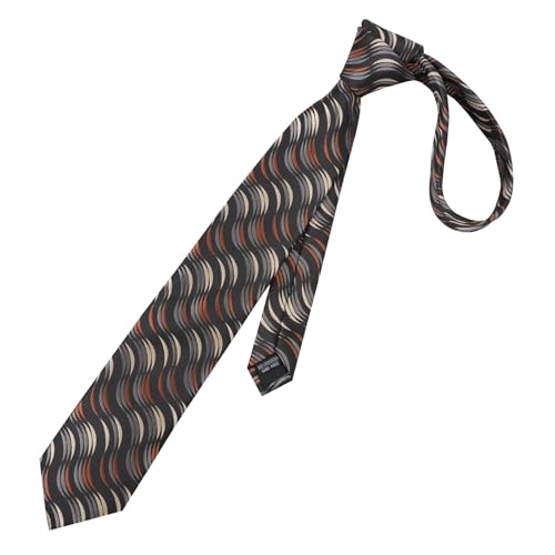 Image of Alizeal Mens 3.15'' Gradient Novelty Pattern Tie Set with Pocket Square Casual Color Tie Set
