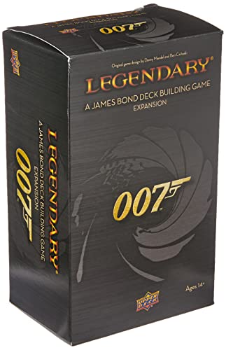 Upper Deck Legendary - James Bond Expansion Card Game, Multicolor, 6.5 cm x 9.8 cm x 16.3 cm