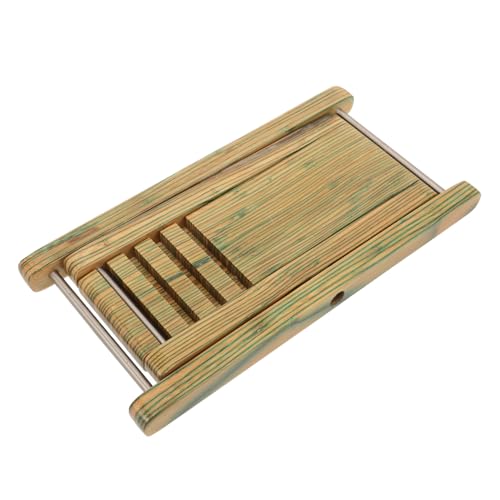 SOESFOUFU Adjustable Foot Stool for Guitar Pedicure Wood-Finished Foot Rest Stand for Acoustic Guitars Spa