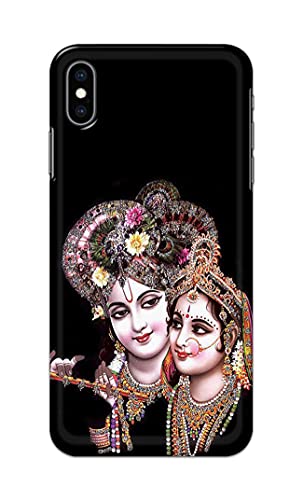 Image of PRINTFIDAA� Printed Hard Back Cover Case for Apple iPhone Xs Max Back Cover (Radha Krishna) -2808