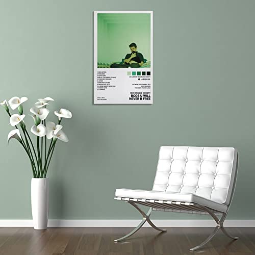 Poster Rex Orange County BCOS U WILL NEVER B FREE decoration murale toile