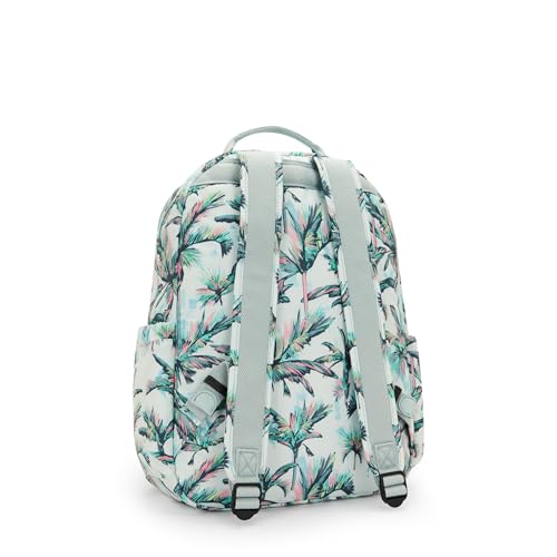 Image of Kipling Women's Seoul Prt 15 inch Laptop Backpack, Durable, Roomy with Padded Shoulder Straps, Built-In Protective Sleeve