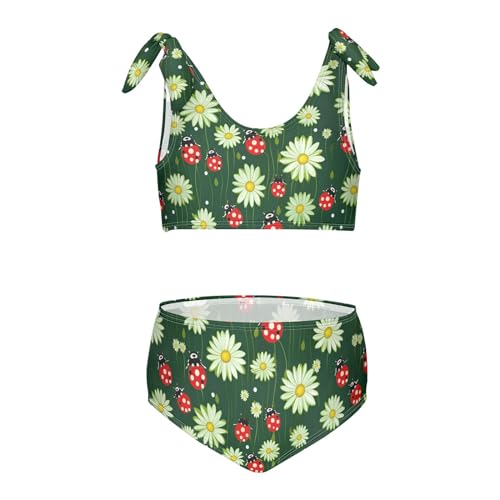Image of Toddler 2 Pieces Bikini Set Cute Frog Mushroom Swimsuits for Girls Size 3T 20246923