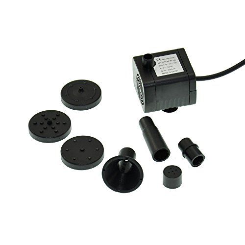 Bomba de água solar Birdbath Square Pequena lagoa Decoração de jardim Water-height 70cm DC35