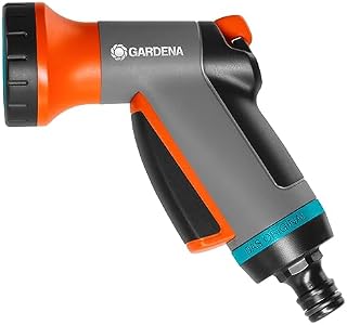 Gardena city gardening balkonowy pistolet zraszający: zraszacz ogrodowy do podlewania roślin na balkonie, bardzo łagodny strumień wody, ochrona przed mrozem, obsługa jedną ręką (18405-20)