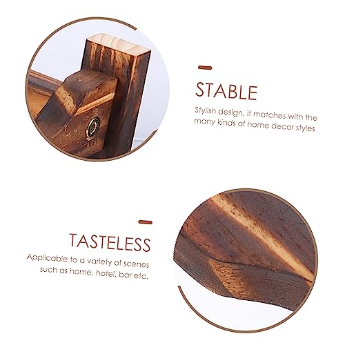 Soporte para 2 Botellas de Vino de Madera miniatura 7