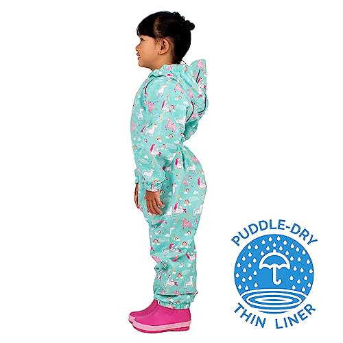 JAN & JUL Waterproof Rain Suit, Windproof Coveralls for Toddlers and Kids2