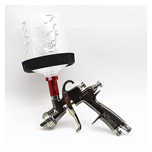 PHLeaz LVLP spray gun1.4mm Spray Gun Paint Mixing Cup Air Spray Gun 600CC Paint Sprayer And Spray Gun Adapter (Color : 1.7mm)