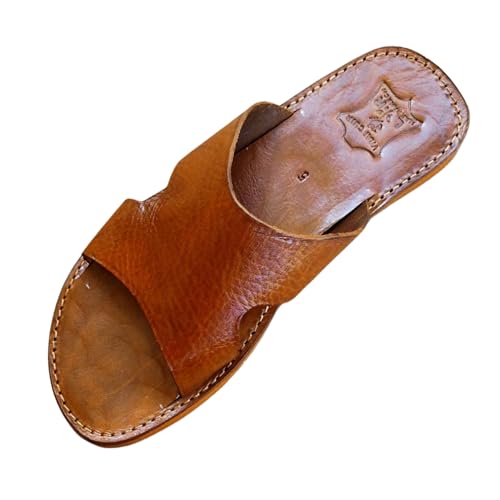 Men's Handmade and Hand-Stitched Leather Sandals, Moroccan Comfort & Style for Men (US Footwear Size System, Adult, Men, Numeric, Medium, 13)
