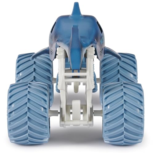 Monster Jam, Official Megalodon Monster Truck - Retro 2017 Original Edition 1:24 Scale Die-Cast Vehicle and BKT Tread Tires, Collectible for Fans & Birthday Parties, Kids Toys Ages 3+ by Monster Jam - Image 6