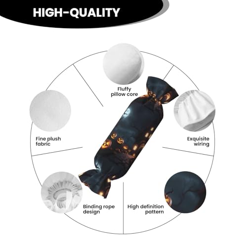 Almohada de espuma viscoelástica negro con cierre ajustable miniatura 5