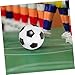 MUELODSIC 12pcs Tabletop Soccer Footballs Plastic Replacement Balls Eco-Friendly for Boys and Girls and Adults Compatible Foosball Tables