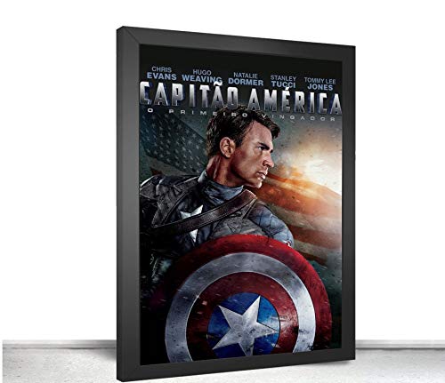 Quadro Decorat Poste Captão America Super Soldado Marvel