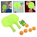 KICHOUSE 1set Hanging Table Tennis Trainer Boys and Girls Cartoon Vision and Attention Indoor Parent-boy Girl Interaction Toy Includes Rackets and Easy to Assemble and Use
