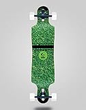  Glutier Skate Skateboard Longboard Complete 40x9 Drop Grass New