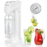 Secura Home Soda Streaming Machine Soda Maker, Sprudelwasser und Kohlensäurewasser Maschine, Kompatibel mit 60l CO2-Zylindern (nicht enthalten)