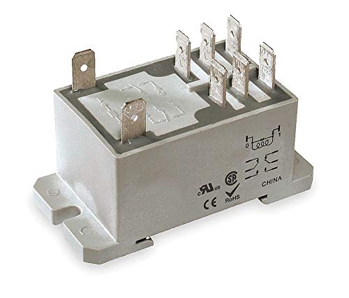 Dayton Enclosed Power Relay, 8 Pins, 120VAC Coil Volts, 30A @ 277VAC, 20A @ 28VDC (NO), 3A @ 277VAC (NC) Co - 1EJG7 ( Pack of 2 )