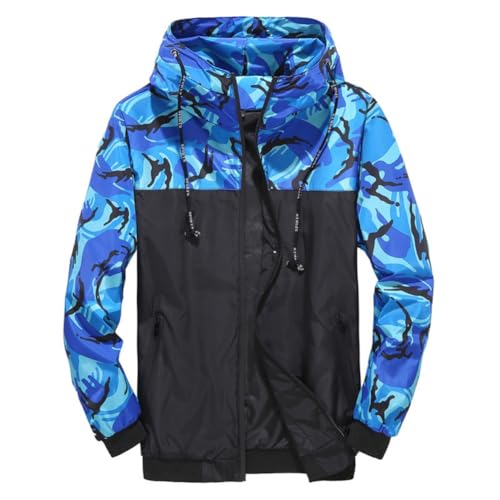 Veste bomber pour hommes veste de brise-vent camouflage m