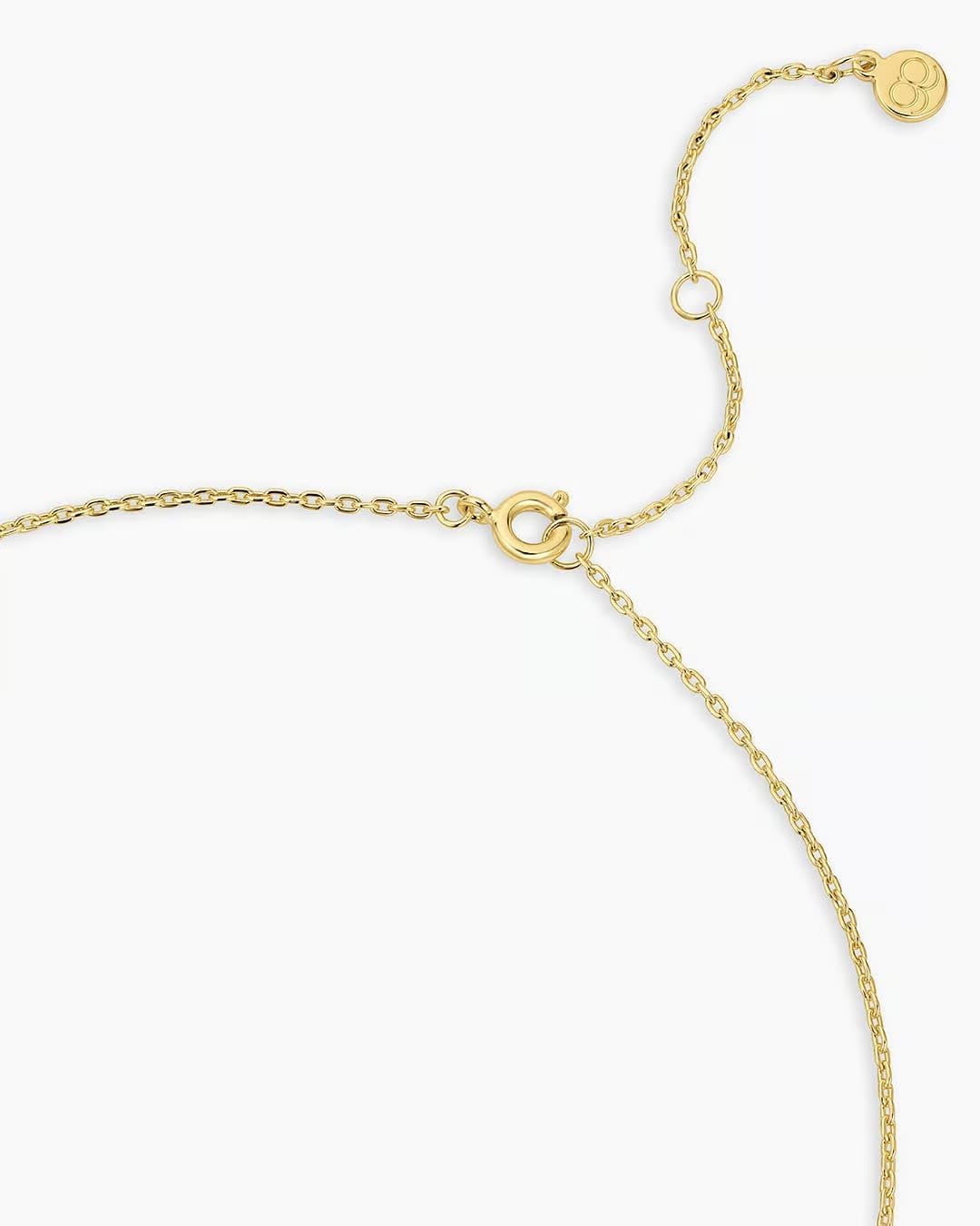 gorjana - Infinity Knot Necklace 16"-18" - 18k Gold Plated Brass - Unique Knot Design - Secure Spring Closure - Adjustable Versatile Length - Gifting Necklace to Loved One - Image 4