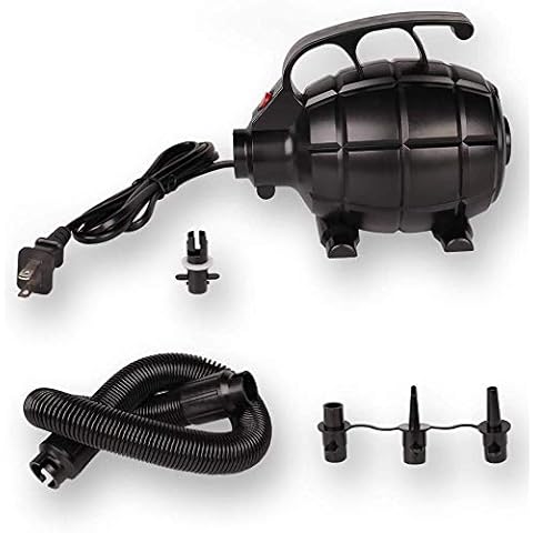 Electric Pump for Inflatables Air Mattress Pump Air Bed Pool Toy Raft Boat Quick Electric Air Pump Black Cover