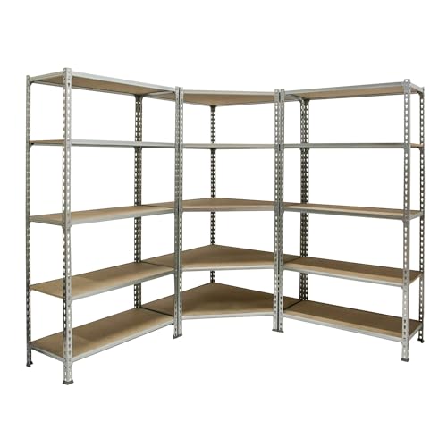 SimonRack Étagère Rangement, 900x1100x400 Mm, 3 Niveaux, 60 Kg Capacité De Charge Et Point De Flexion Metal Etagere Garage Gris Ecoclick 88636552 SimonRack Étagère Rangement, 900x1100x400 Mm, 3 Niveaux, 60 Kg Capacité De Charge Et Point De Flexion Metal Etagere Garage Gris Ecoclick 88636552