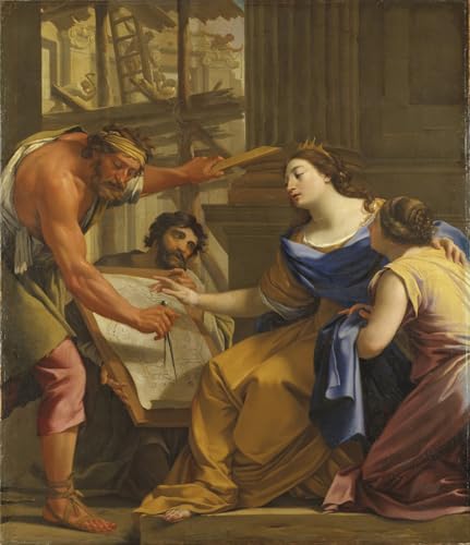 Artémise II de Simon Vouet impression sur toile 60x90cm pour chambre